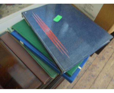 5 stamp albums containing used stamps, mainly British Commonwealth 