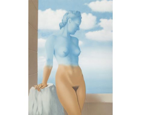 René Magritte (1898-1967) Lithography La magie noire 1945. Signed in the plate. Numbered 198/275. Stamp Succesion Magritte. J