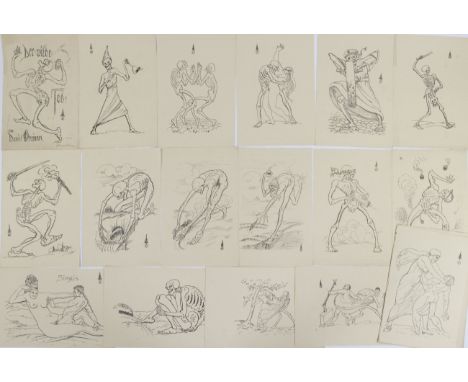 Daniel GREINER (1872-1943) Der Wilde von Daniel Greiner, lithograph edition n°23 Der Wilde von Daniel Greiner, lithografie ui