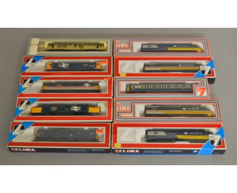 OO Gauge. 10 boxed Lima Diesel Locomotives including 205191 Class 73 '73125 Stewarts Lane' and 205237A1 Class 31 '31275' BR R