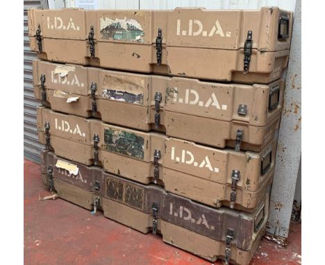 Original James Bond screen used prop IDA Boxes.&nbsp;IDA Ammunition Boxes. IDA ammunition boxes from the Bond film "The World