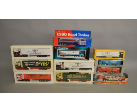 11 various scale diecast &nbsp;trucks by Various manufacturers including Corgi, Hot Wheels etc (11)