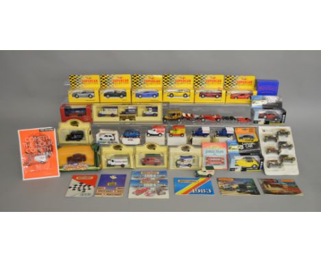 29 diecast models by Corgi, Matchbox and others, mostly boxed and carded including some promotional issues together with thre