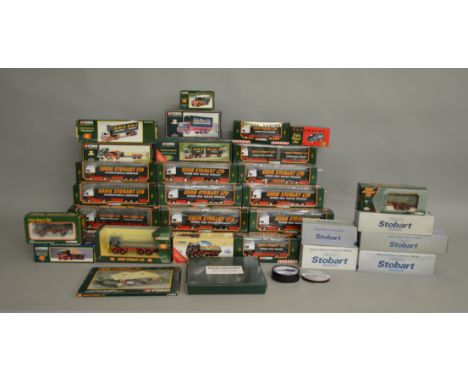 23 boxed Corgi Eddie Stobart diecast van and truck models together with a boxed Corgi 31801 Eddie Stobart 'Model Transport De