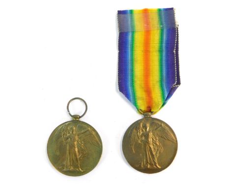 A Victory Medal awarded to 1030 Pte. Denis McLean 'C' Company 6th Bn Royal Munster Fusiliers, who died 15th August 1915 in Ga