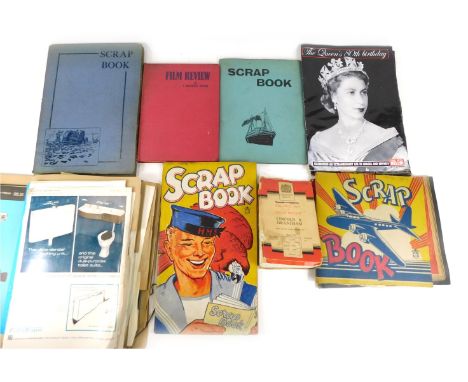 A group of ephemera and maps, to include Ordnance Survey Lincoln and Grantham, Queen's 80th Birthday magazines, scrapbooks, f