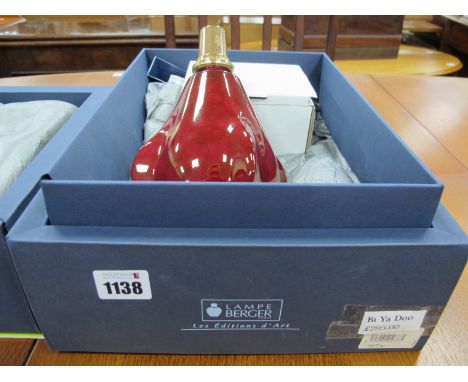 A Lampe Berger 'Bi Ya Doo' Fragrance Lamp, boxed.