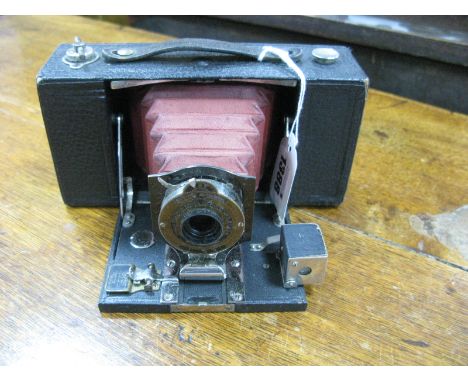 A Kodak Brownie Folding Camera with Bellows.