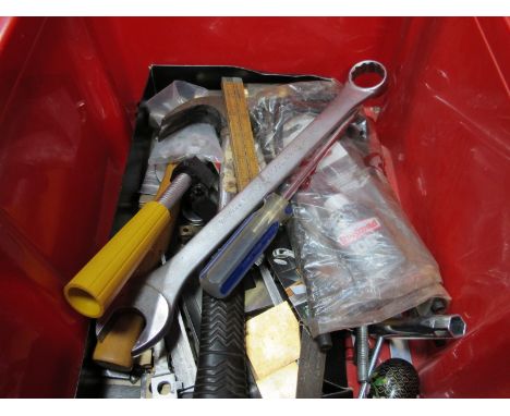Tools -  Spanner, hammer, screwdriver etc:- One Box