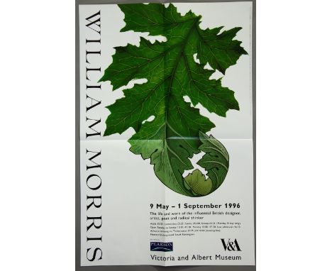 William Morris V & A Exhibition posters including Wedgewood, Sculpture, Tapestry, Jewellery, China, Silver, Glass etc. (10 po