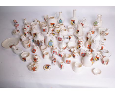 GOSS; A LARGE QUANTITY OF CRESTED CHINA (QTY)
