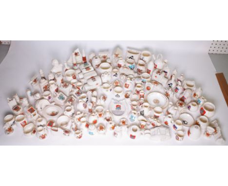 GOSS; A LARGE QUANTITY OF CRESTED CHINA (QTY)