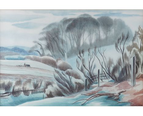 AFTER CLIFFORD CYRIL WEBBPloughing the fields, lithograph, 33 x 48.5cm, ARR, Provenance, Ryman &amp; Co Fine Art, OxfordThis 