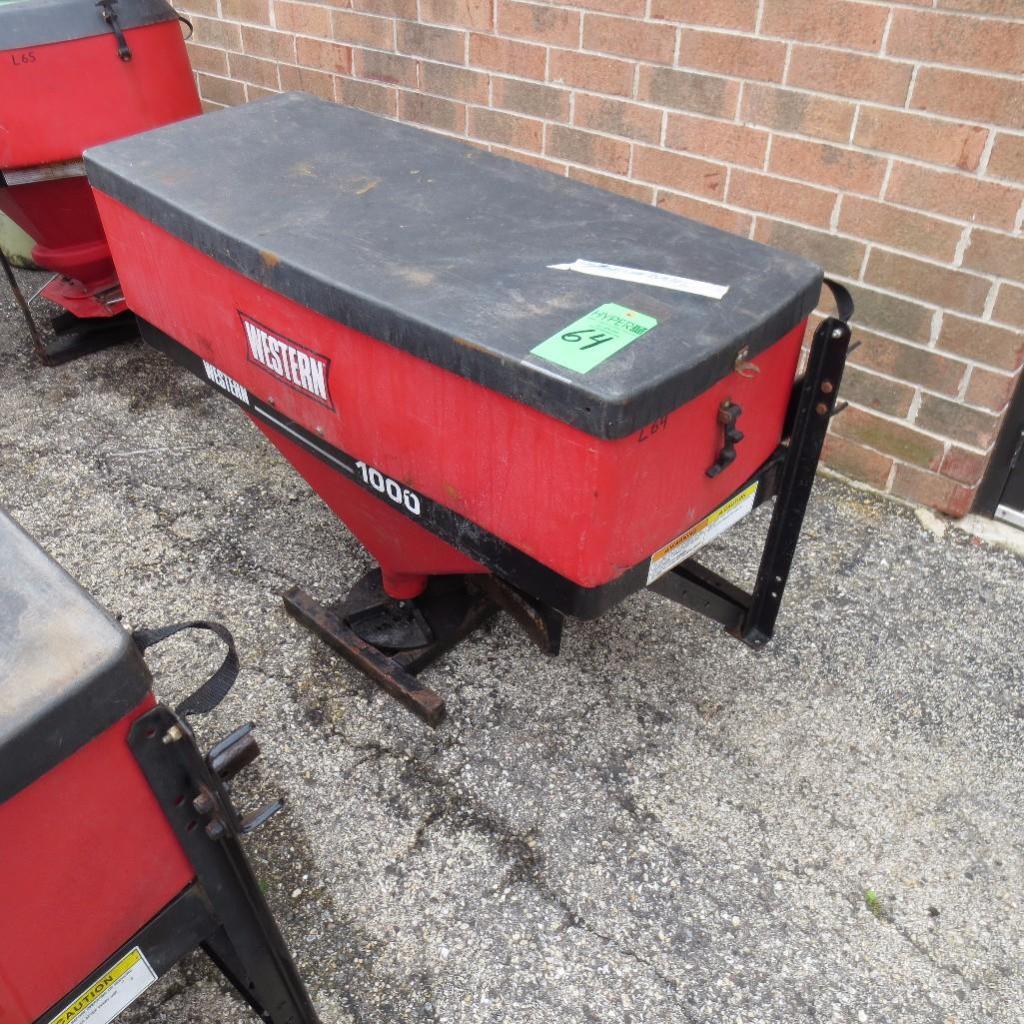 Western 1000 Truck Mount Salt Spreader