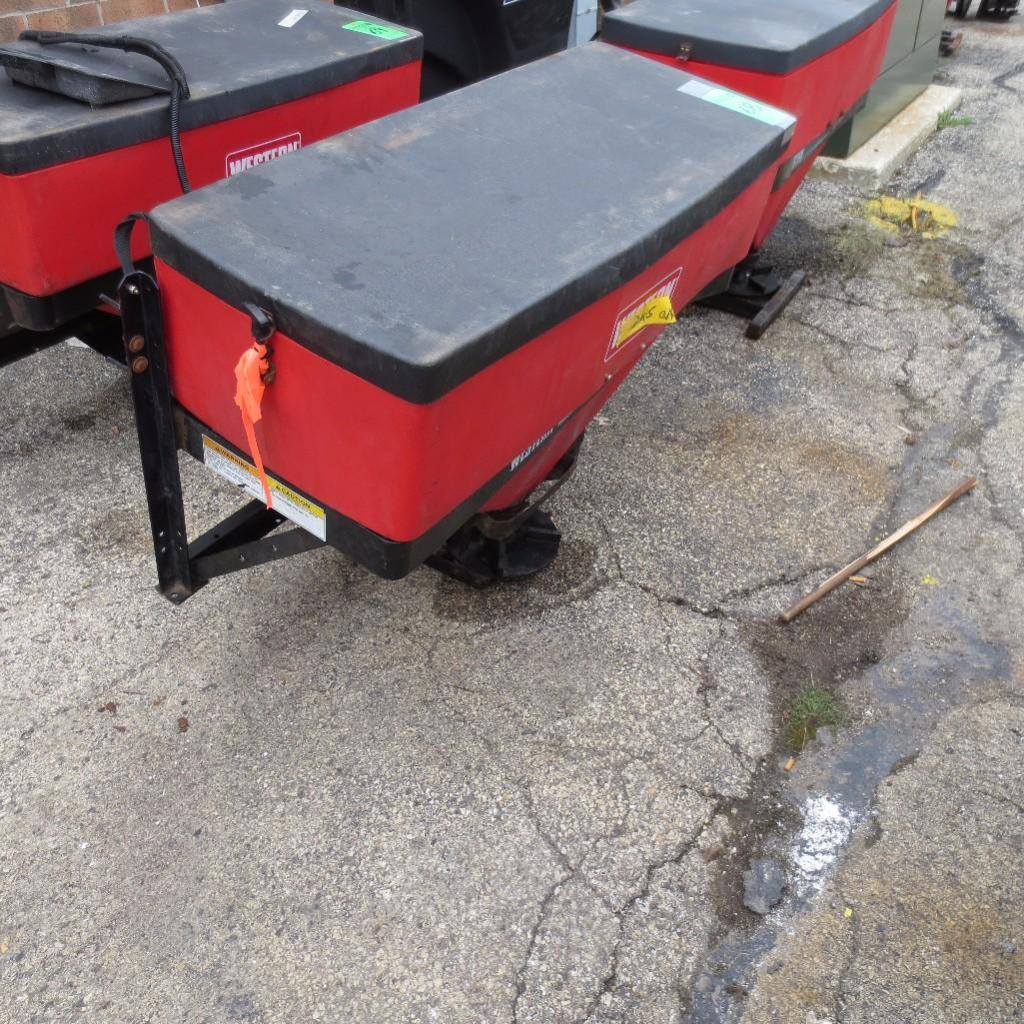 { Choice of lots 67, 68, 69 } Western 1000 Truck Mount Salt Spreader