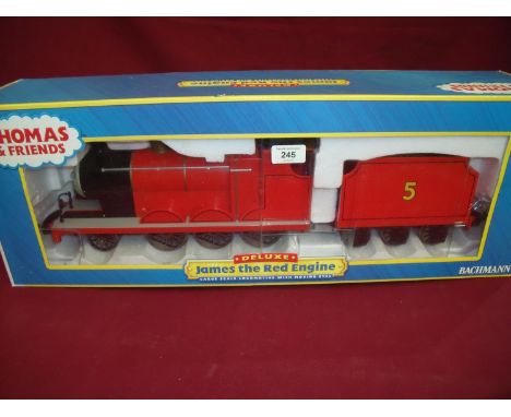 Bachmann Thomas &amp; Friends James the Red Engine garden scale locomotive and tender 