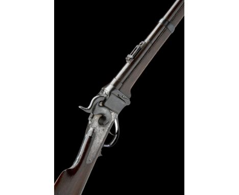 SHARPS, USA A SCARCE .52 CAPPING BREECH-LOADING RIFLE, MODEL 'NEW MODEL 1859 MILITARY-RIFLE', serial no. 41778, circa 1860, w