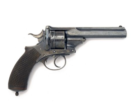 WEBLEY FOR GYE & MONCREIFF, LONDON A .450 SIX-SHOT REVOLVER, MODEL 'WEBLEY'S No.4 PRYSE-ACTION', serial no. 716, circa 1883, 