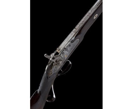 WALLIS, HULL A RARE 80-BORE PRE-CHARGED PNEUMATIC BALL-RESERVOIR AIR-RIFLE FOR RENOVATION, no visible serial number, circa 18