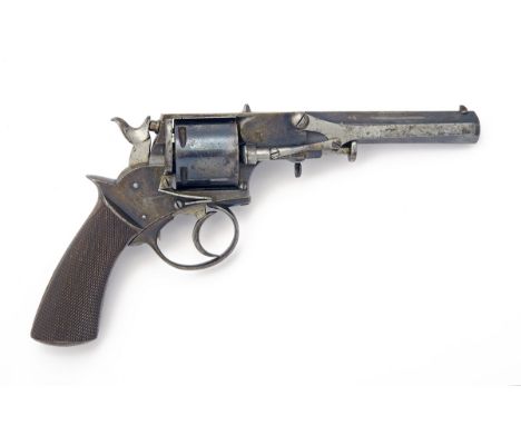 J. COULSON, STOWMARKET A RARE .442 FIVE-SHOT REVOLVER, MODEL 'METALLIC CONVERSION OF A SOLID-FRAME WEBLEY TYPE', no visible s