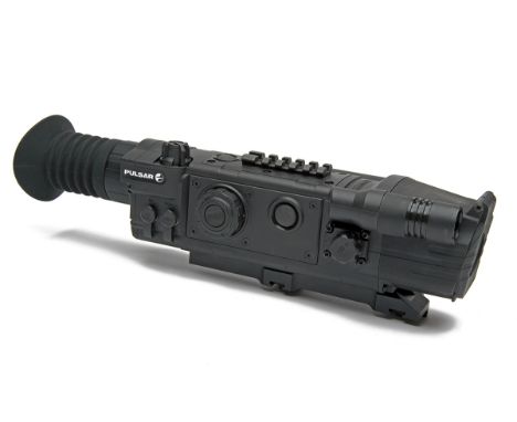 A PULSAR 'DIGISIGHT MODEL N970' RIFLESCOPE NIGHTSIGHT, serial no. 760045363, with 3.5-14 x magnification, 400m laser range fi