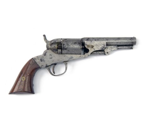 BACON MFG. CO., USA AN UNUSUAL .38 (RIMFIRE) FIVE-SHOT REVOLVER, MODEL 'METALLIC CONVERSION' or 'DICTATOR', serial no. 2292, 