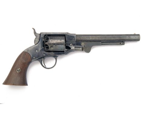 ROGERS &amp; SPENCER, USA A GOOD .44 PERCUSSION SINGLE-ACTION REVOLVER, MODEL 'ARMY', serial no. 2997, WITH PERIOD HOLSTER, c