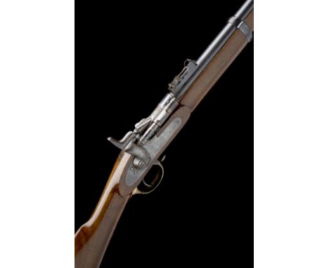 G.H. DAW & CO., LONDON A .577 (SNIDER) COMMERCIAL SERVICE-RIFLE, MODEL 'SNIDER THREE-BAND', serial no. 3, with blued 36 1/2in