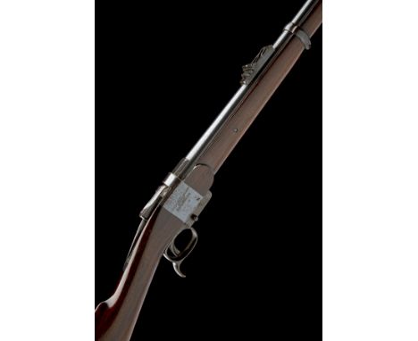 WESTLEY RICHARDS & CO., LONDON & BIRMINGHAM A .450 (No.2) FALLING-BLOCK PRIZE-RIFLE, MODEL 'DEELEY-EDGE METFORD', serial no. 