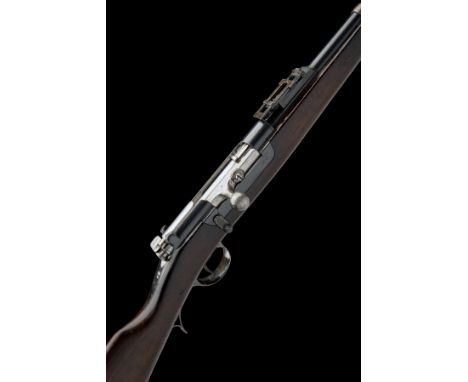 STEYR, AUSTRIA AN 8x60R (KROPATSCHEK) BOLT-ACTION REPEATING RIFLE, MODEL 'M1886', serial no. 0042, circa 1886, with blued 32 