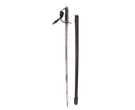 ARMY & NAVY CSL A GOOD ROYAL ARMY SERVICE CORPS PRESENTATION SWORD, dated 1938, with 33 3/4in. Wilkinson-style blade with a s