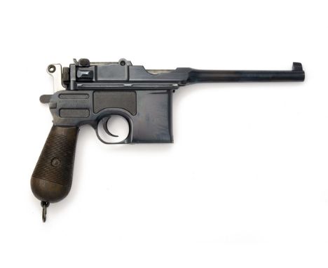 MAUSER, GERMANY A 7.63mm (MAUSER) SEMI-AUTOMATIC PISTOL, MODEL 'C96 'BROOMHANDLE' WARTIME COMMERCIAL', serial no. 415266, for