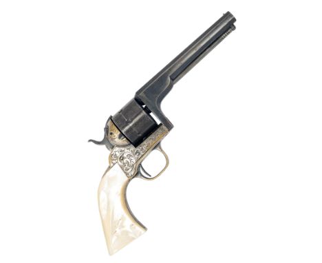D. MOORE, USA A .32 (RIMFIRE) SEVEN-SHOT REVOLVER, MODEL 'MOORE'S PATENT', serial no. 1426, circa 1862, with blued octagonal 