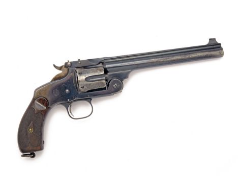 SMITH & WESSON, USA A RARE .450/.455 SIX-SHOT SINGLE-ACTION REVOLVER, MODEL 'NEW MODEL No.3', serial no. 35549, for 1908, wit