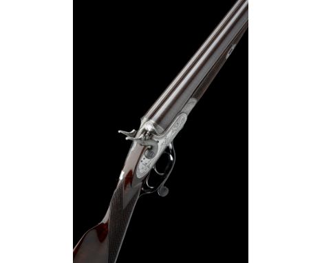 T. HEPPLESTONE A 12-BORE ROTARY-UNDERLEVER HAMMERGUN, no visible serial number, circa 1880, 30in. bold damascus barrels, the 