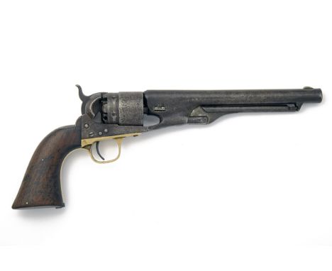 COLT, USA A .44 PERCUSSION REVOLVER, MODEL 'COLT ARMY 'FOUR-SCREW'', serial no. 16733-'0', for 1861, with round 8in. barrel s