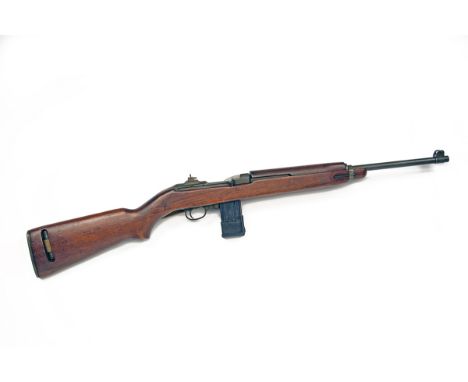 WINCHESTER  A .30 (M1 CARBINE) SEMI-AUTOMATIC RIFLE SIGNED, MODEL 'M1 CARBINE', serial no. 1063997, for 1943,18in. nitro repr