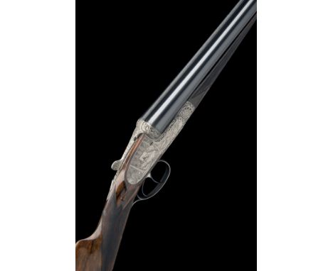 ALFRED BITTORF (DUSSELDORF) A FINELY CARVED AND GAME SCENE ENGRAVED 12-BORE SIDELOCK EJECTOR, serial no. B119, Belgian made a