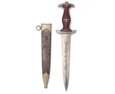 CARL EICKHORN, SOLINGEN A PRE-WAR 'HOLBEIN' DRESS DAGGER FOR THE S.A. ORGANISATION, early 1933/34 production, all solid nicke