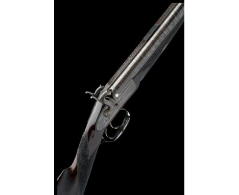 WILLIAM PARSON, SWAFFHAM A FINE 16-BORE PERCUSSION DOUBLE-RIFLE FOR DANGEROUS-GAME, serial no. 735, circa 1850, with browned 