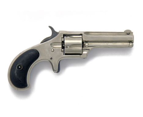 E. REMINGTON & SONS, USA A .32 (RIMFIRE) FIVE-SHOT POCKET-REVOLVER, MODEL 'SMOOT'S PATENT', no visible serial number, circa 1