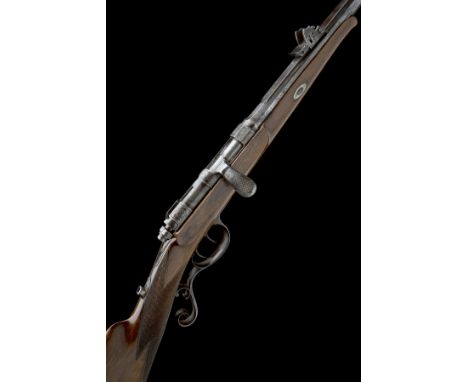 AN 11mm BOLT-ACTION TARGET-RIFLE SIGNED 'SYSTEME SOMMERDA', serial no. 22642, almost certainly by Dreyse and converted from n