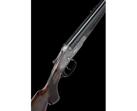 LYON & LYON A .450 / .400 (3 1/4IN.) BLACK POWDER EXPRESS 1890 PATENT SIDELOCK EJECTOR DOUBLE RIFLE, serial no. 589, circa 18