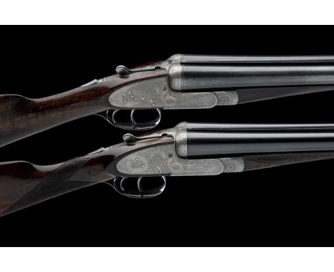 COGSWELL & HARRISON A PAIR OF 12-BORE 'EXTRA QUALITY VICTOR' SIDELOCK EJECTORS, serial no. 42510/1, for 1908, 30in. Arcus-ste