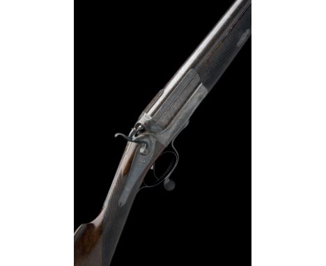 BOSS & CO. A VERY RARE 8-BORE SINGLE-BARRELLED ROTARY-UNDERLEVER HAMMERGUN, serial no. 3520, for 1878, 36 1/4in. nitro reprov