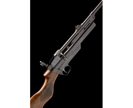 WEBLEY &amp; SCOTT, BIRMINGHAM A GOOD .177 BARREL-COCKING AIR-RIFLE, MODEL 'MKII SERVICE', serial no. S5259, circa 1935, with