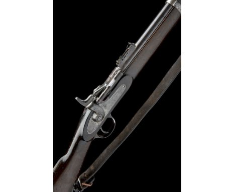 ENFIELD, ENGLAND A .577 (SNIDER) BREECH-LOADING SERVICE-RIFLE, MODEL 'MKIII TWO-BAND', serial no. 35. dated for 1871, with bl