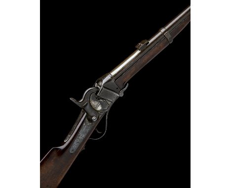 SHARPS, USA A SCARCE .577 PERCUSSION CAPPING BREECH-LOADING CARBINE, MODEL '1855 BRITISH CARBINE', serial no. 25303, circa 18