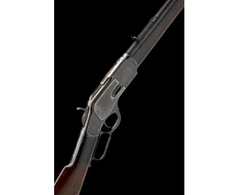 WINCHESTER REPEATING ARMS, USA A RARE .44-40 LEVER-ACTION SHORT-RIFLE, MODEL '1873', serial no. 247130, re-numbered but last 