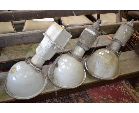 Industrial Lighting - A Thorlux integral H.P.F. Ballart unit and two Parmar industrial lighting units (3)